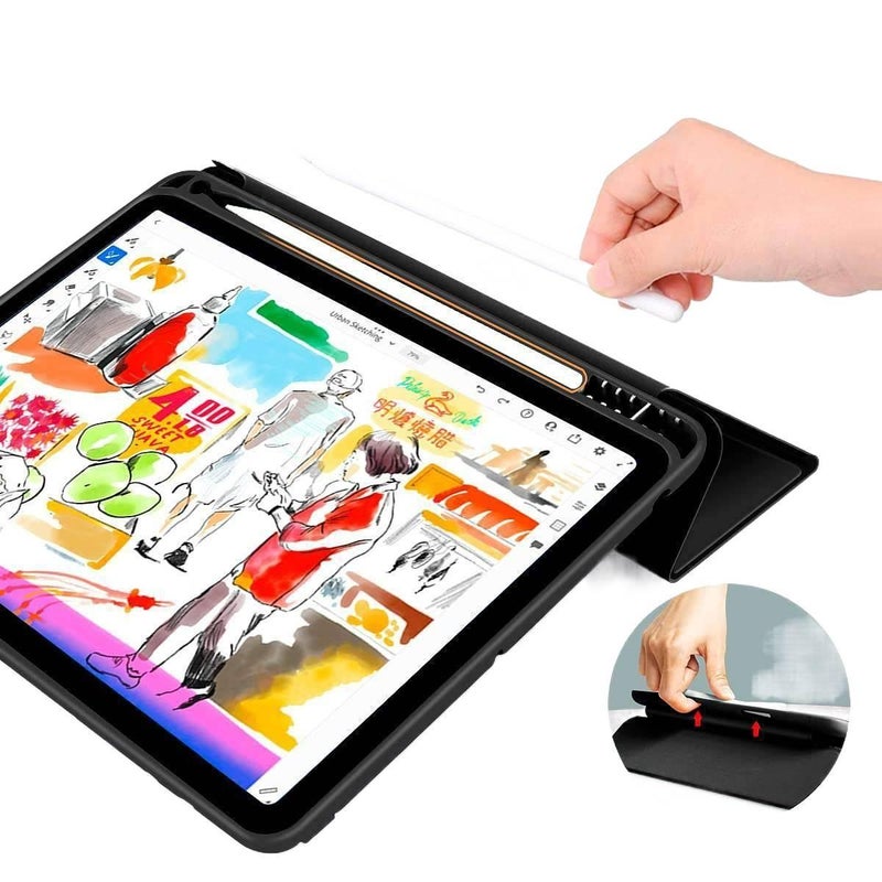 DGG Black Smart iPad Case Compatible with Multiple iPad Models - Image 3