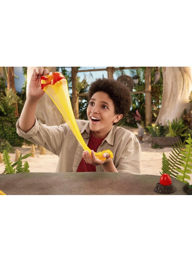 Smashers Dino Island T-Rex Battles (Red Version) by ZURU 50+ Surprises Boys Collectible Dinosaur T-Rex Triceratops Surprise Slime Sand Compounds Discovery - Image 5