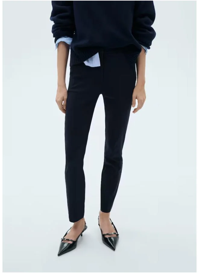 مانجو Crop Skinny Trousers