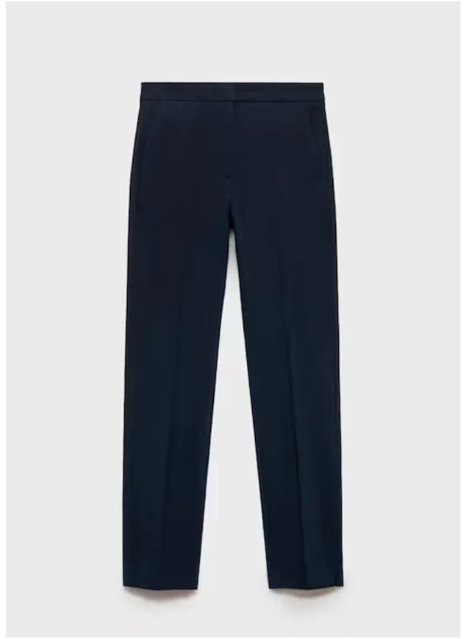 MANGO Crop Skinny Trousers