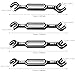RCenjoy 4PCS RC Wrench 3032353740505560mm Turnbuckle Nut Ball Joint Remover RC Repair Tool for RC Crawler Car Boat Upgrade Parts Silver - Image 4