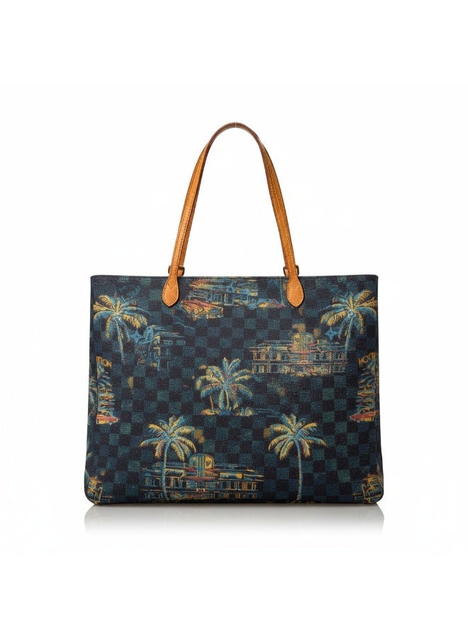 Louis Vuitton Tropical Damier Canvas Tote Bag – Multicolor - Image 2