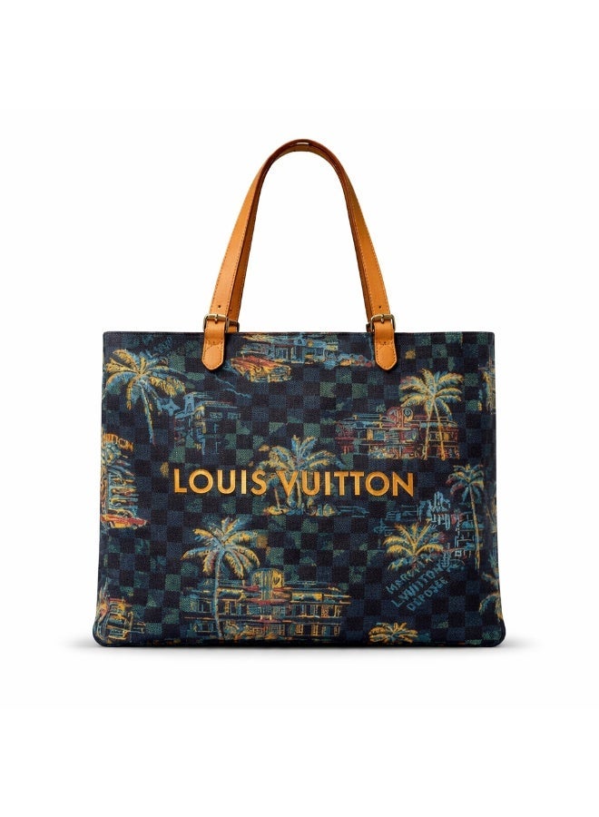 Louis Vuitton Tropical Damier Canvas Tote Bag – Multicolor - Image 1