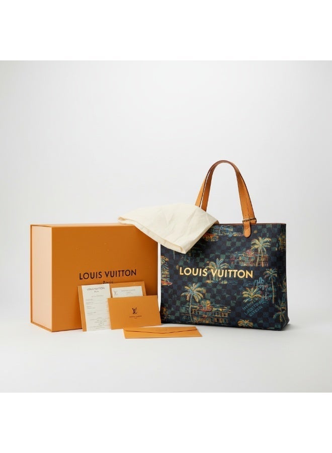 Louis Vuitton Tropical Damier Canvas Tote Bag – Multicolor - Image 4