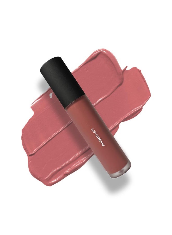روبيز أورجانيك أحمر شفاه سائل من Ruby's Organics، قوام كريمي ناعم - خفيف الوزن، غني بالألوان، لمسة نهائية مخملية ناعمة، لون غني يدوم طويلاً، لا يسبب جفاف الشفاه، مناسب لجميع أنواع البشرة، خالٍ من السيليكون والبارابين - درجة Praline، 6.5 مل. - Image 1
