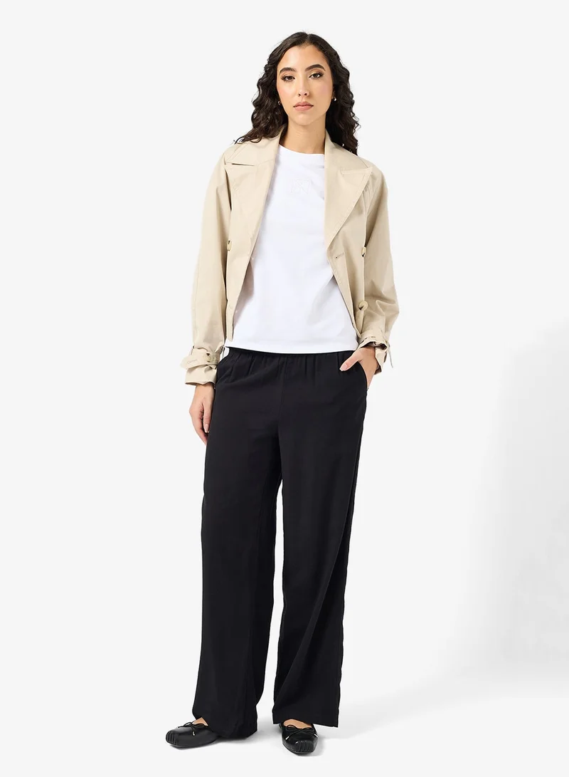 CALVIN KLEIN  Logo Crew Neck T-Shirt for Women | Best Price UAE