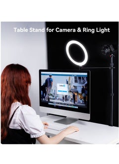 Generic For SMALLRIG aCamera Desk Mount,13"-35.4" Adjustable Table Camera Mount, Telescopic Extension Arm 3992, Suitablefor Camera, Ring Light, Live Streaming, Photo Video Recording, Vlog, Max Load 10kg  - Image 2