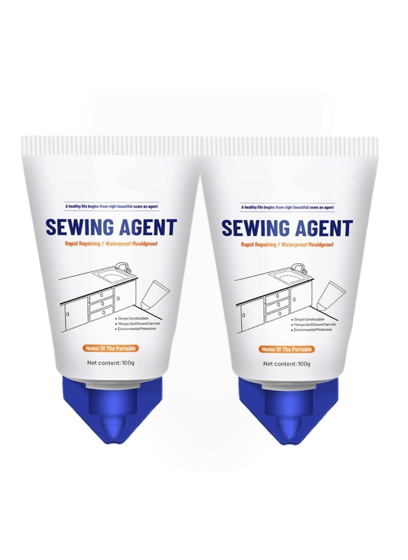 CMGTYYD - 2Pack Tile Grout Paint, Cement Crack Filler, Grout Sealer for Shower Tile, Floor Tile, and More - Complete Solution for Filling Cracks and Gaps in Tile Surfaces, Easy and Safe to Use(White) - Image 1