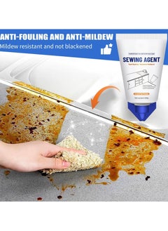 CMGTYYD 2Pack Tile Grout Paint, Cement Crack Filler, Grout Sealer for Shower Tile, Floor Tile, and More - Complete Solution for Filling Cracks and Gaps in Tile Surfaces, Easy and Safe to Use(White)  - Image 5