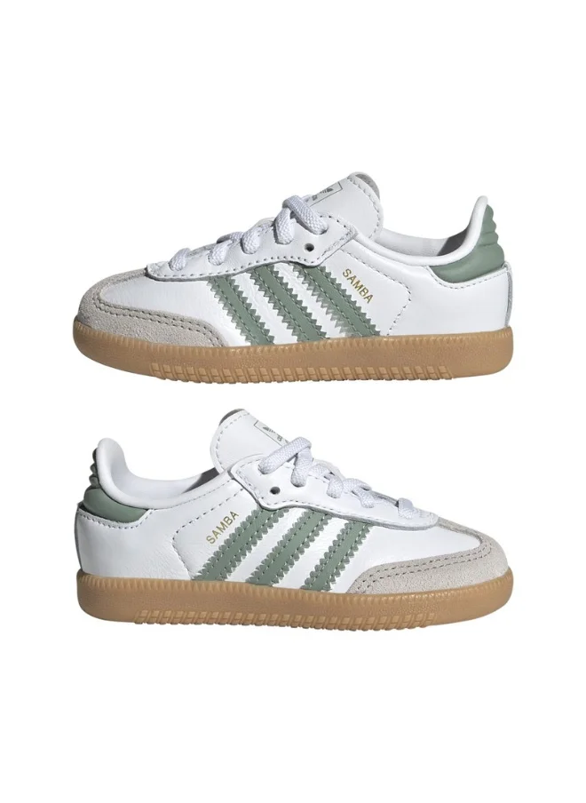 اديداس adidas SAMBA OG EL I White Originals Unisex Shoes