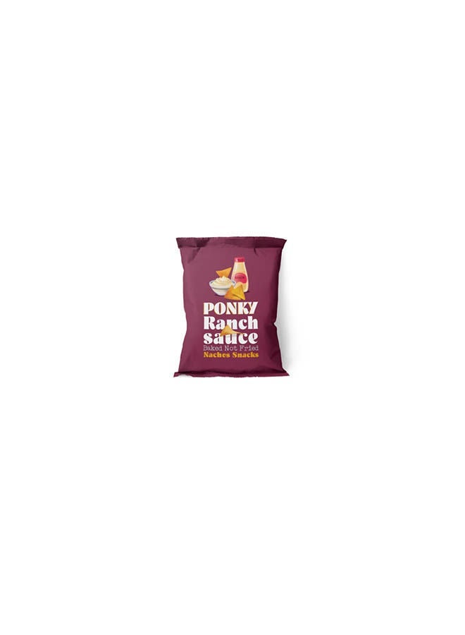 Ponky Ranch Sauce Nachos Snacks - 30 grams (Pack of 5) - Image 2
