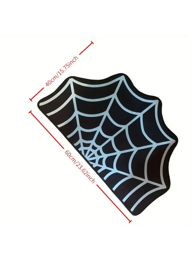 Large Spider Web Pet Mat Non Slip Purple Heavy Duty Easy Clean Fits 15 75x23 62 Inch Bowls - Image 4