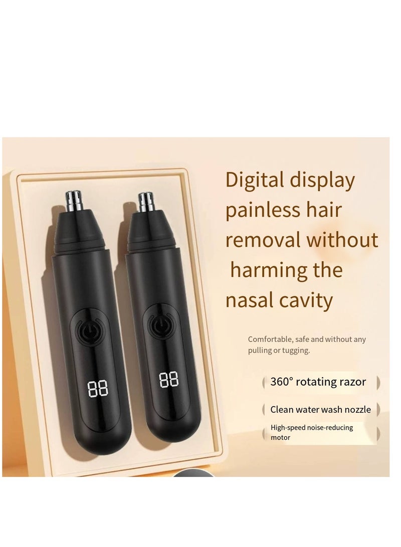 Electric nose hair trimmer men's rechargeable nose hair cleaning scissors women's nose hair shaving artifact - Image 3