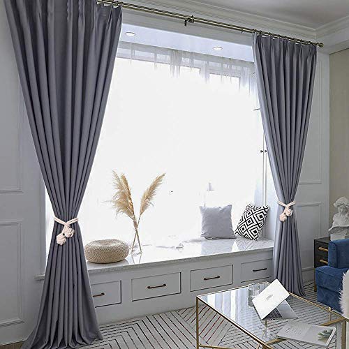 MAKNGRID JAZLOG 2 Pack Curtain Tiebacks - Natural Cotton Curtain Rope Tieback, Handmade Rural Decorative Curtain Holdbacks (Off White) - Image 2