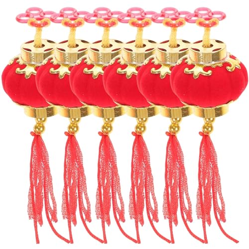 VINSU Chinese Lantern Decorations Set, New Year Celebration Indoor Ornamentation, Red, Pack of Multiple 30 Pieces - Image 3