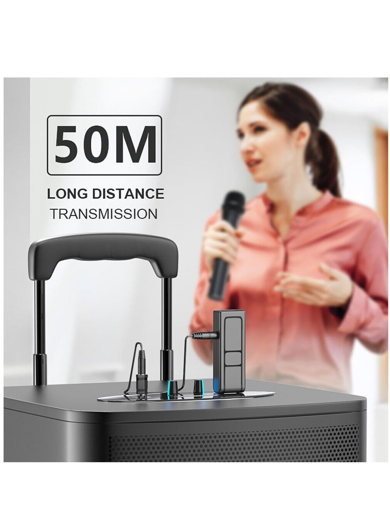 Arabest Wireless Microphone, Universal Mic Speaker with USB Receiver and Adapter, Cordless Microphone System for Singing, Speech  - Image 5
