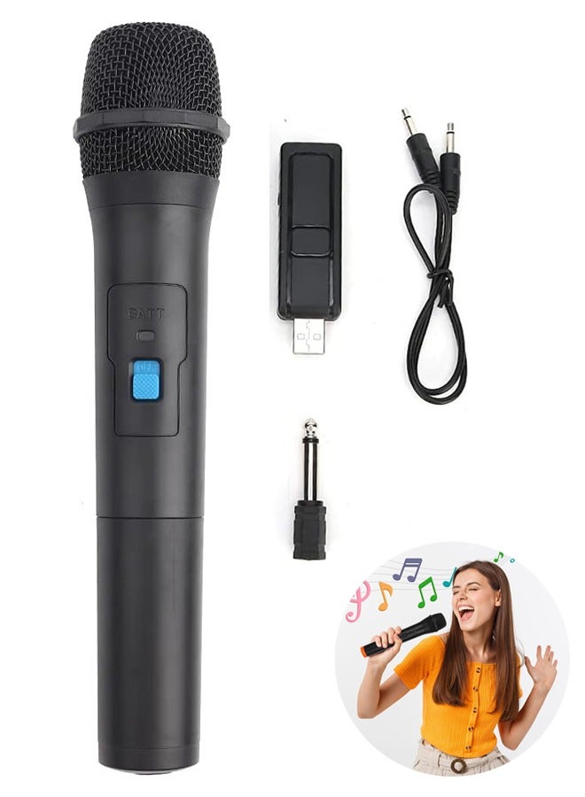 Arabest Wireless Microphone, Universal Mic Speaker with USB Receiver and Adapter, Cordless Microphone System for Singing, Speech  - Image 1
