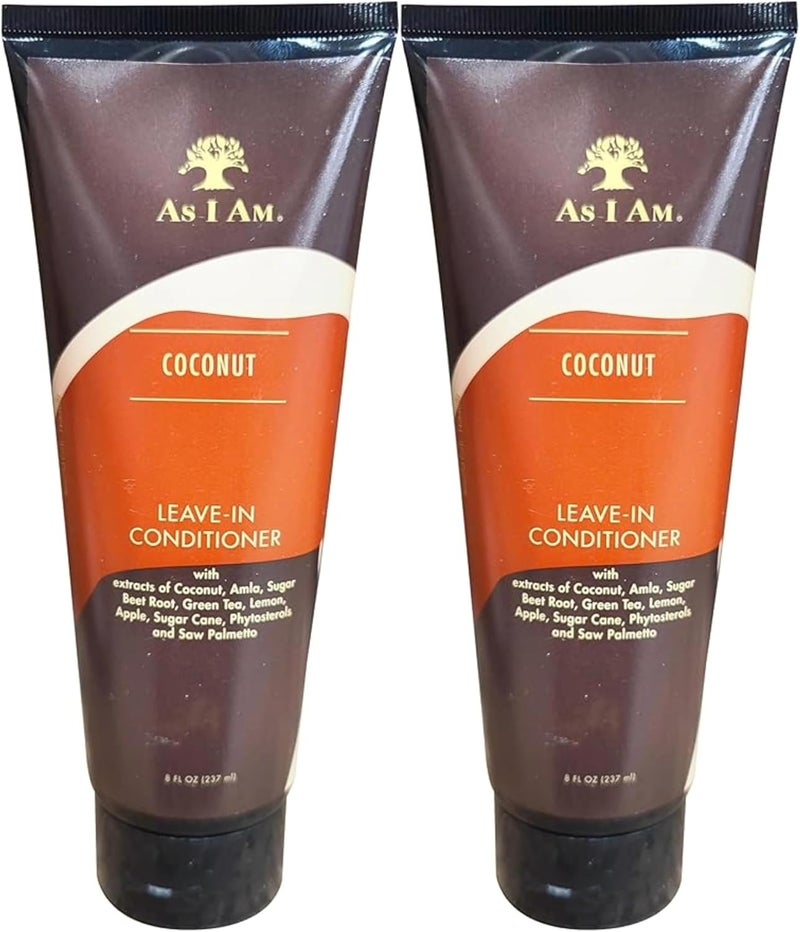 As I Am LeaveIn Conditioner 8 oz (Pack of 2)