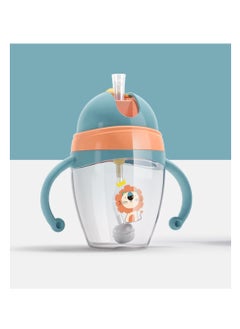 Excefore Sippy Cup for Baby Kids Water Bottle 240ml Toddler Cup with Straw and Handle Anti-drop Anti-leakage Anti-choking for Boys Girls Child Baby Drinking Cup BPA Free School Sports Indoor Outdoor  - Image 1