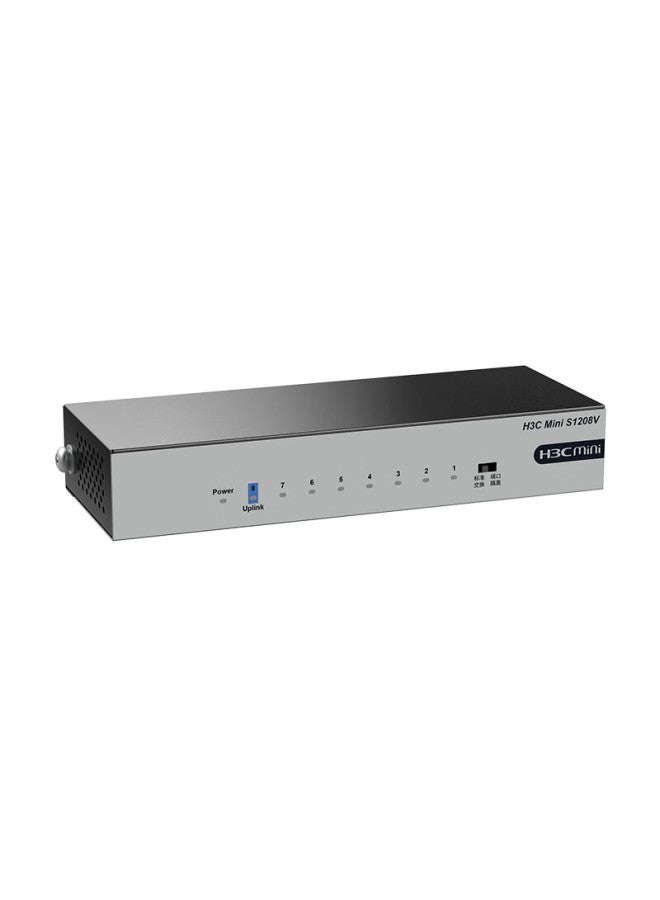 H3c 8-port Gigabit Switch, Unmanaged Enterprise-grade Switch, Network Cable Splitter, S1208v - Image 3