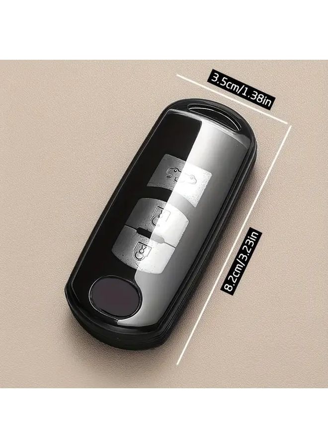Transparent Black Key Cover For Axela CX 4 CX 5 CX 7 CX 8 CX 9 Atenza - Image 2