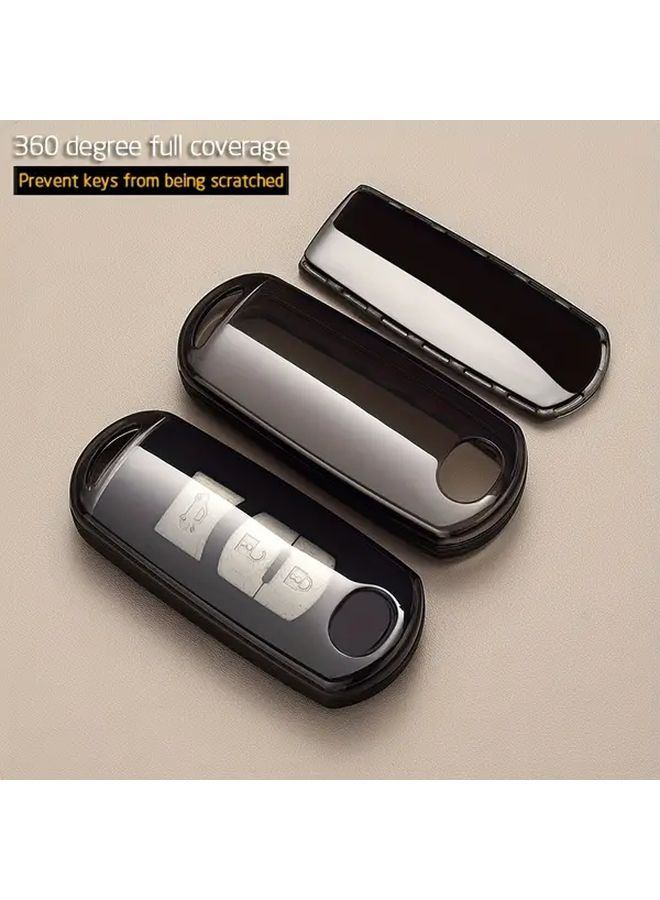 Transparent Black Key Cover For Axela CX 4 CX 5 CX 7 CX 8 CX 9 Atenza - Image 1