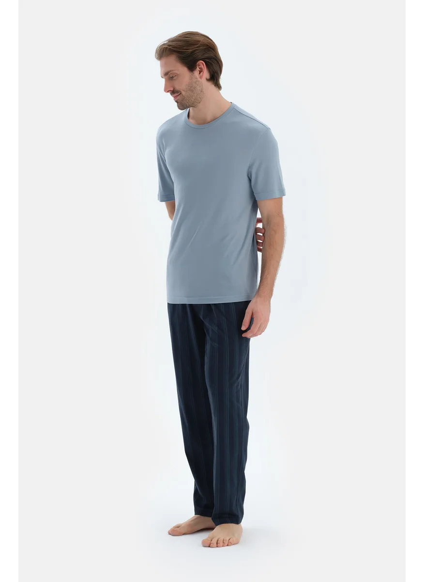 dagi Striped Trousers Cotton Blend Mid Rise Regular/Classic Fit Sleepwear