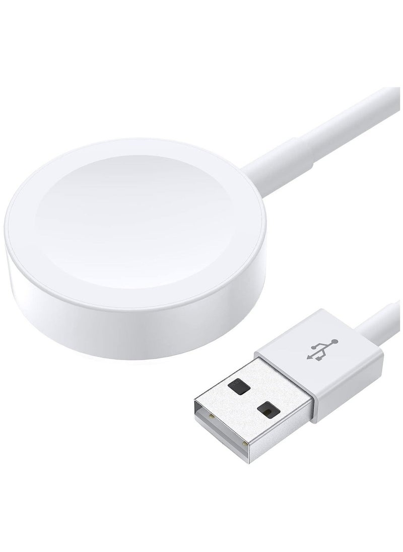 Watch Charger Compatible with Apple Watch Charger, Watch Charger Charging Cable for Watch Series 7/6 /5/4 /3/2 /SE, Magnetic Fast Charger Cord for iWatch Portable Wireless Charging (3.3ft /1m) - Image 1