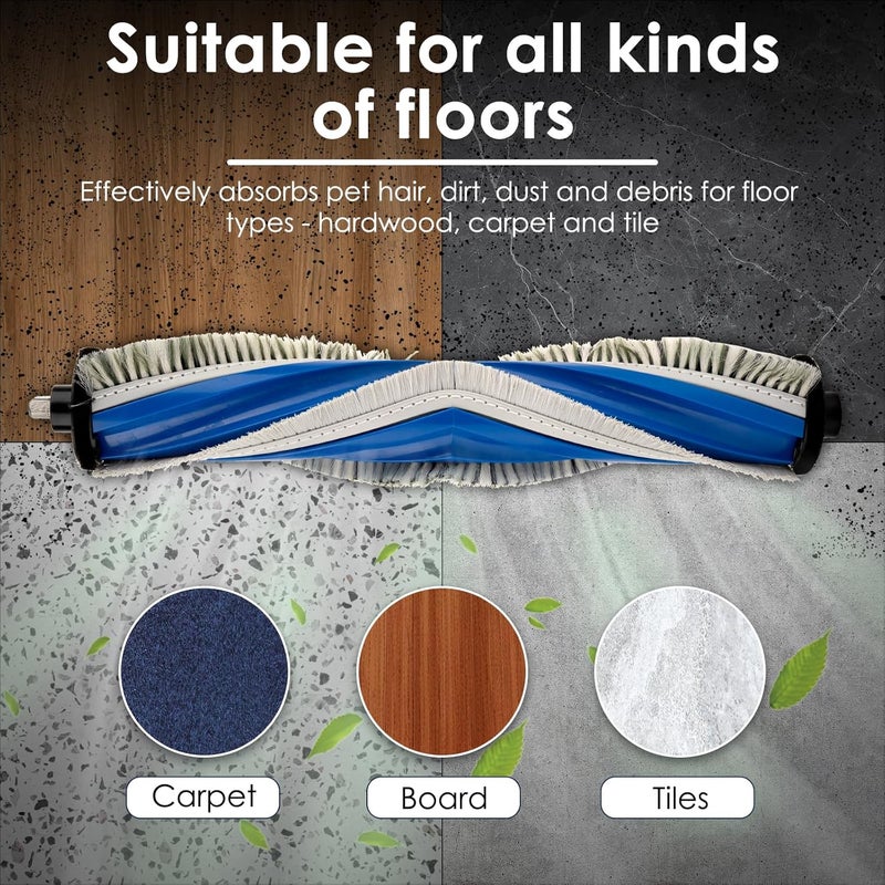 CHAIN PEAK (11 Pack) X5 Pro Omni Replacement Parts Compatible with ECOVACS DEEBOT X5 Omni, X5 Pro Omni Robot Vacuum, Accessories Kit, 1 Roller Brush, 4 HEPA Filters, 6 Side Brushes, Vacuum Attachments 11 Pieces - Image 2