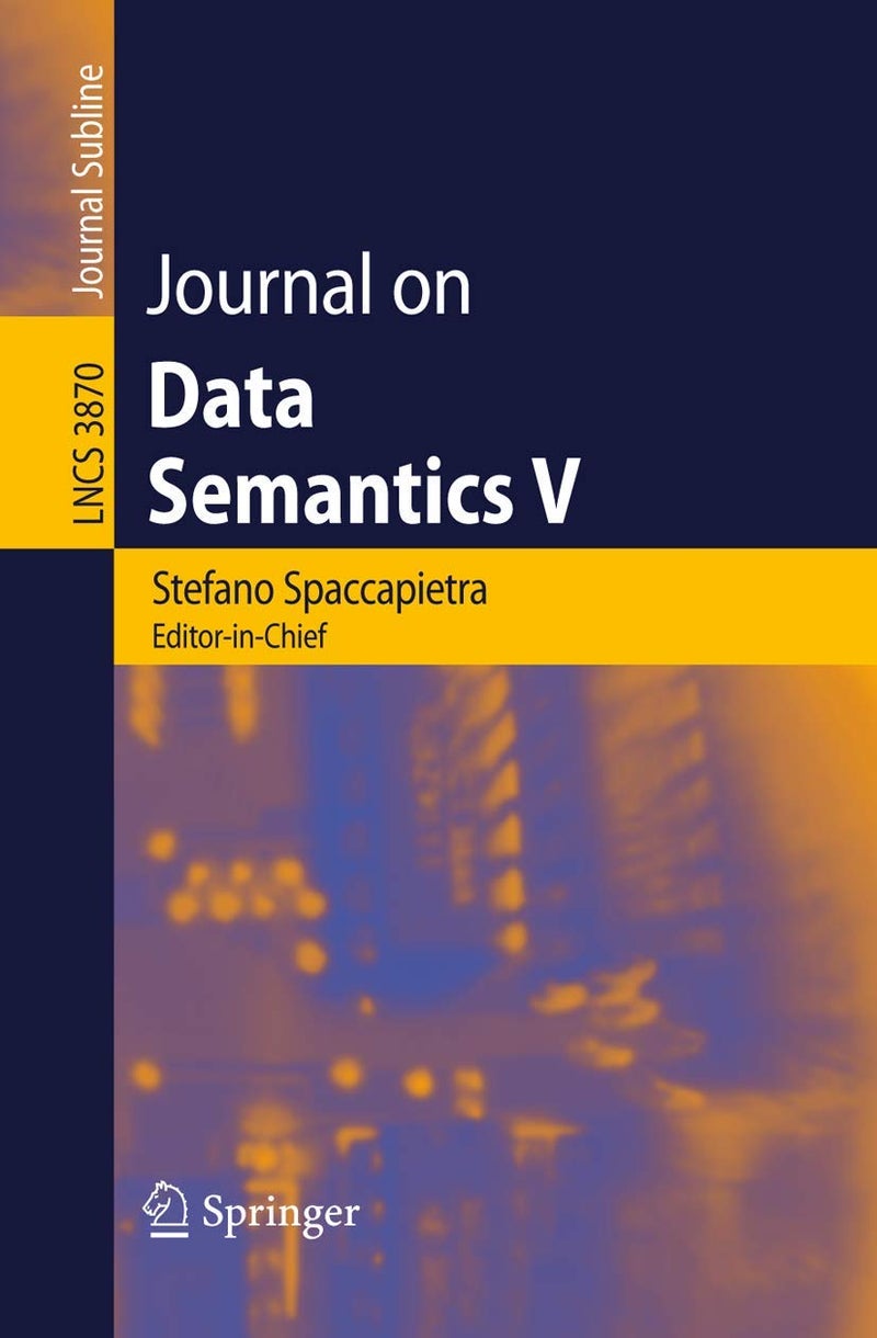 Journal on Data Semantics V 