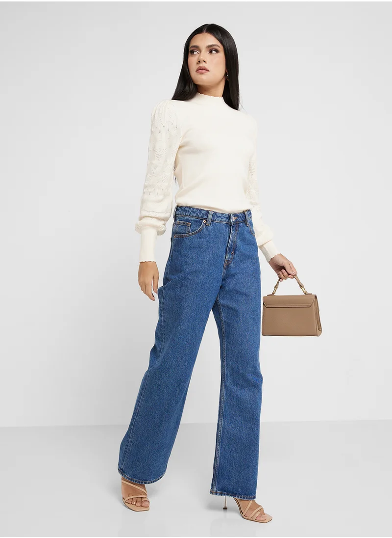 VERO MODA Round Neck Knitted Sweater