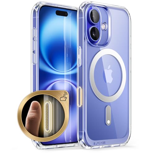 SUPCASE for iPhone 16 Case with Camera Control Capture Button Unicorn Beetle Mag Compatible with MagSafe Slim Shockproof Protective Magnetic Phone Case for iPhone 16 61 2024 Clear - Image 1