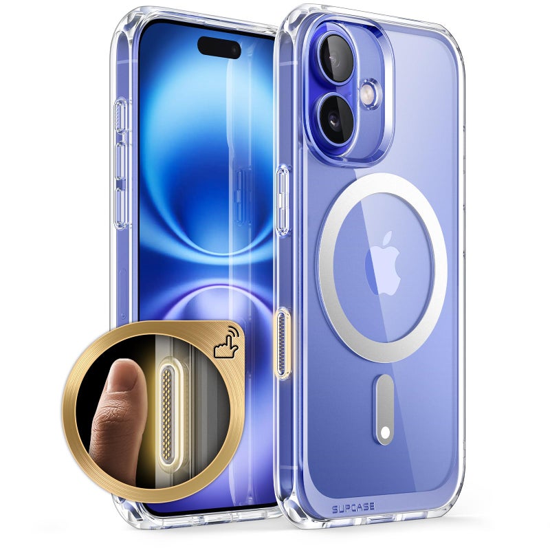 SUPCASE for iPhone 16 Case with Camera Control Capture Button Unicorn Beetle Mag Compatible with MagSafe Slim Shockproof Protective Magnetic Phone Case for iPhone 16 61 2024 Clear - Image 2