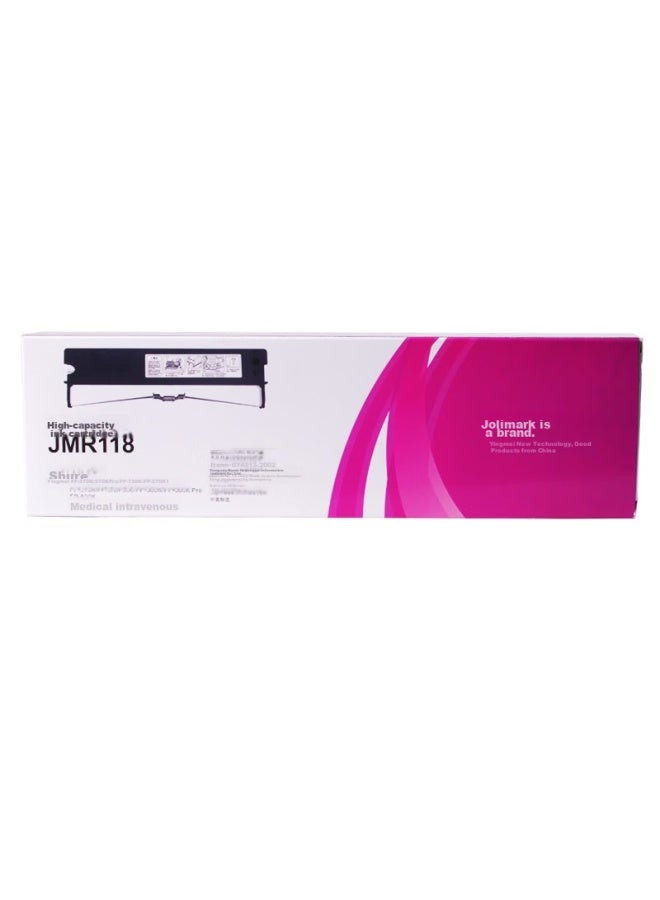 Jolimark Jmr118 Black Original Ribbon (compatible With Fp-830k\570k\570kii\570kpro\580k) - Image 1