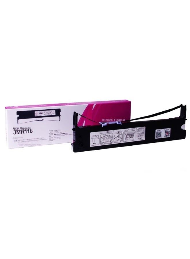Jolimark Jmr118 Black Original Ribbon (compatible With Fp-830k\570k\570kii\570kpro\580k) - Image 2