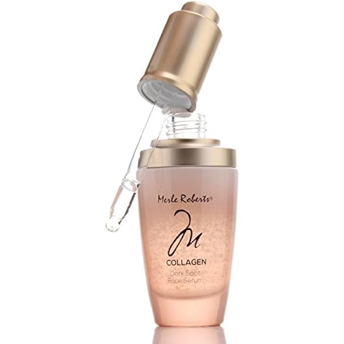 Merle Roberts Dark Spot Serum with Collagen. Anti-aging serum for Wrinkles, Sagging Skin, & Fine lines. With Bulgarian Rose & Antioxidant Superfood botanicals Kale, Acai, & Noni. (1 Fl Oz (Pack of 1)) - Image 1