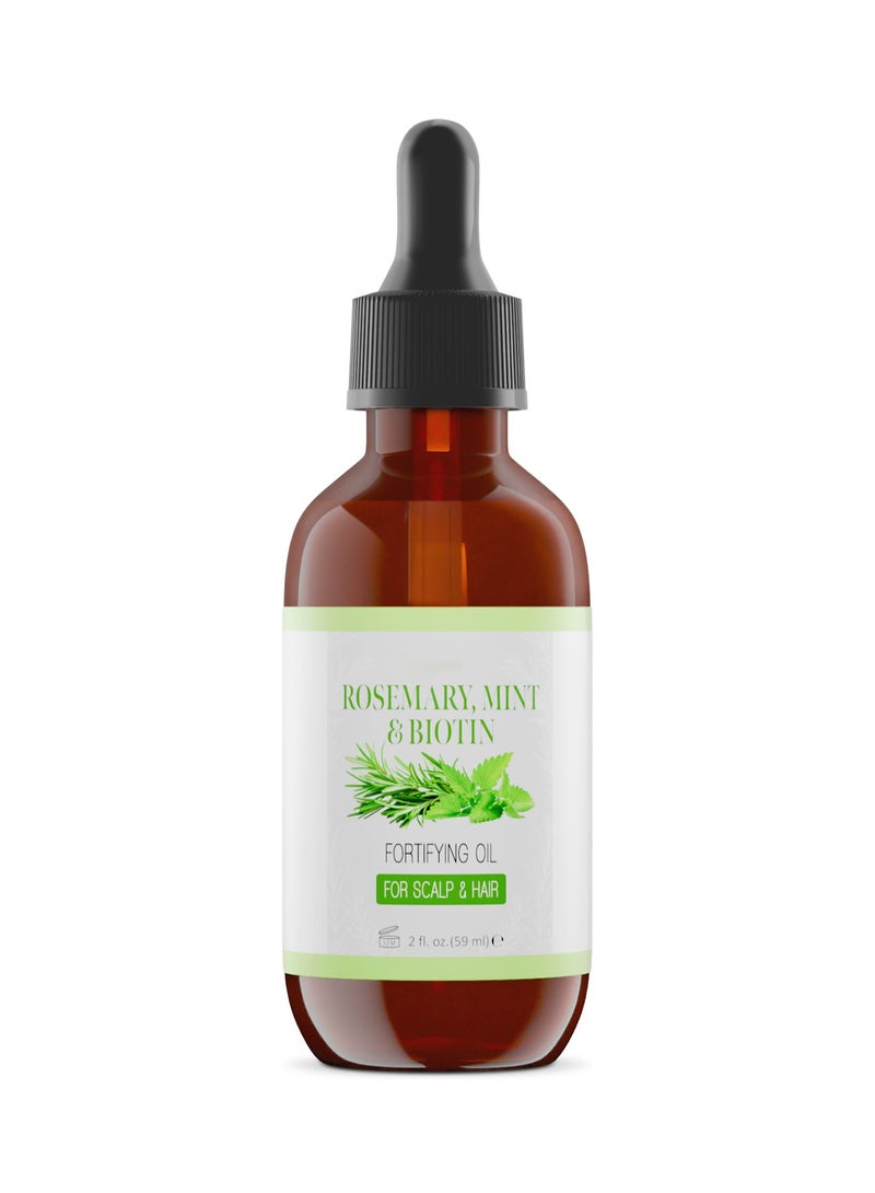 GHORI Rosemary, Mint & Biotin Oil for Hair Growth - 59ml - Image 1