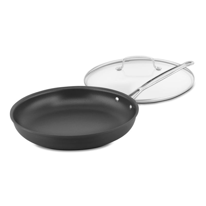 Cuisinart Chef's Classicâ„¢ Nonstick Hard Anodized 12" Nonstick Skillet with Glass Cover - Image 1