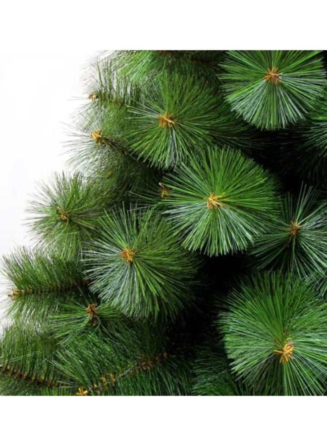 180cm tall artificial green pine Christmas tree, made of flame-resistant PVC, quick assembly, with metal stand - Image 2