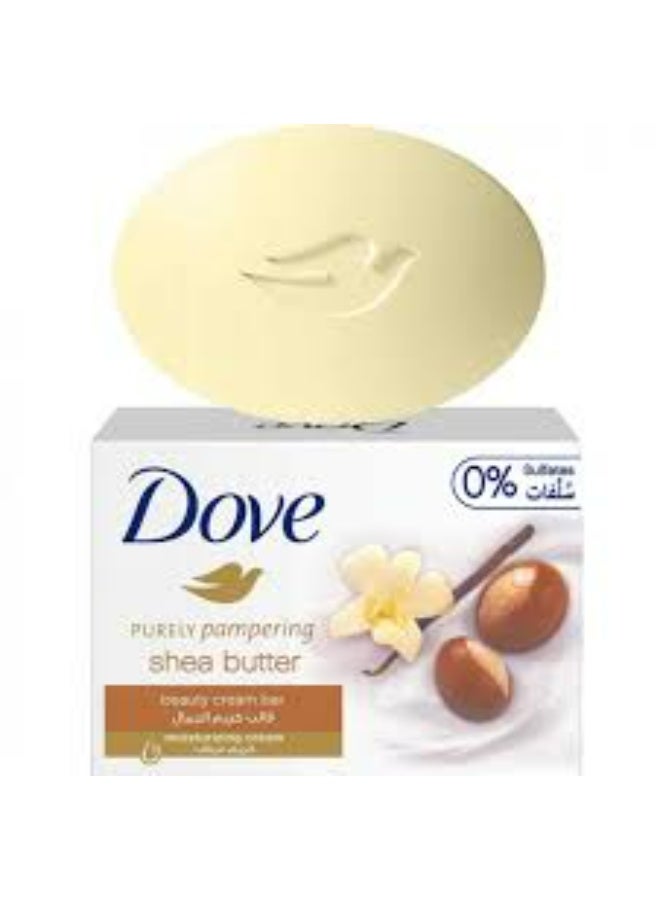 دوف 4 قطع صابون دوف  مستورد بزبده الشيا زيرو سلفات - Image 2