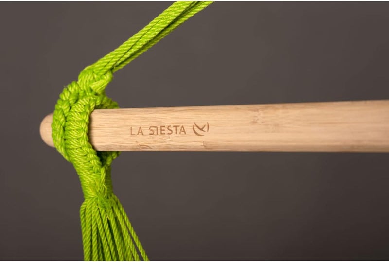LA SIESTA Domingo Comfort Hammock Chair (W 115 cm) (Lime) - Image 4