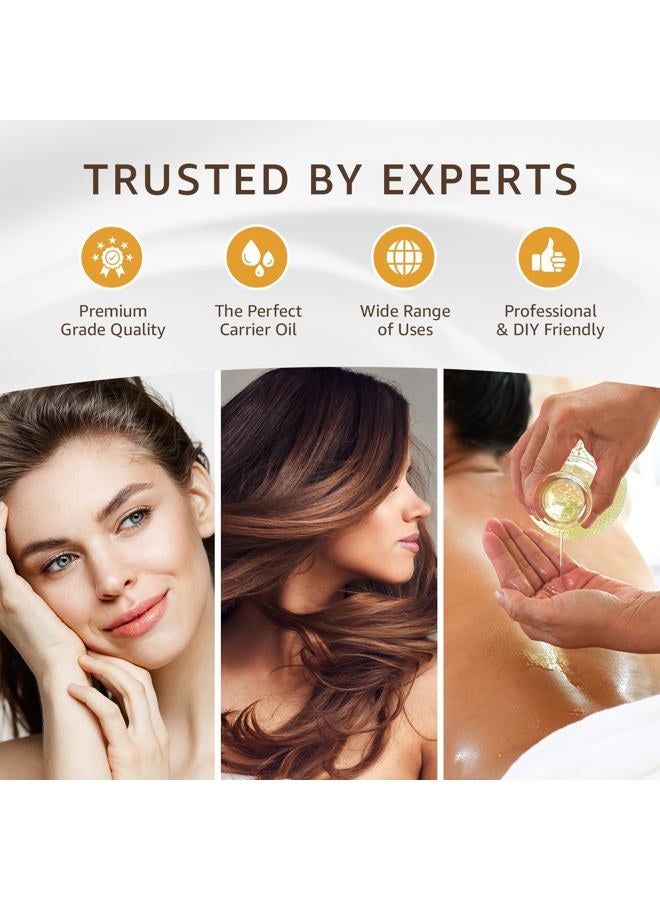 33RD PARALLEL SOAP CO. Organic Apricot Kernel Oil (32 Oz) Premium Cold Pressed Unrefined | 100% Pure Apricot Kernel Oil for Skin, Face, Hair, Soap Making, Massage | Carrier for Essential Oils | Available Bulk | 32 FL OZ - Image 5
