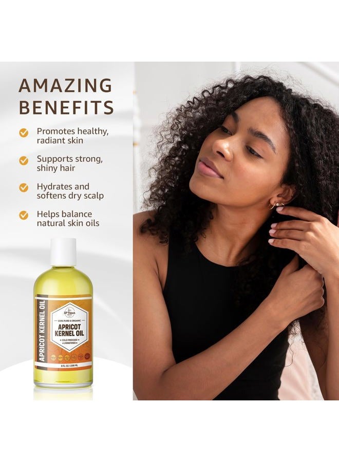 33RD PARALLEL SOAP CO. Organic Apricot Kernel Oil (32 Oz) Premium Cold Pressed Unrefined | 100% Pure Apricot Kernel Oil for Skin, Face, Hair, Soap Making, Massage | Carrier for Essential Oils | Available Bulk | 32 FL OZ - Image 4