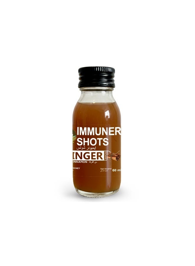 Immuner Shots Ginger Shot with Cinnamon 60ml - Pack of 3 (Immuner Shots) - Image 4