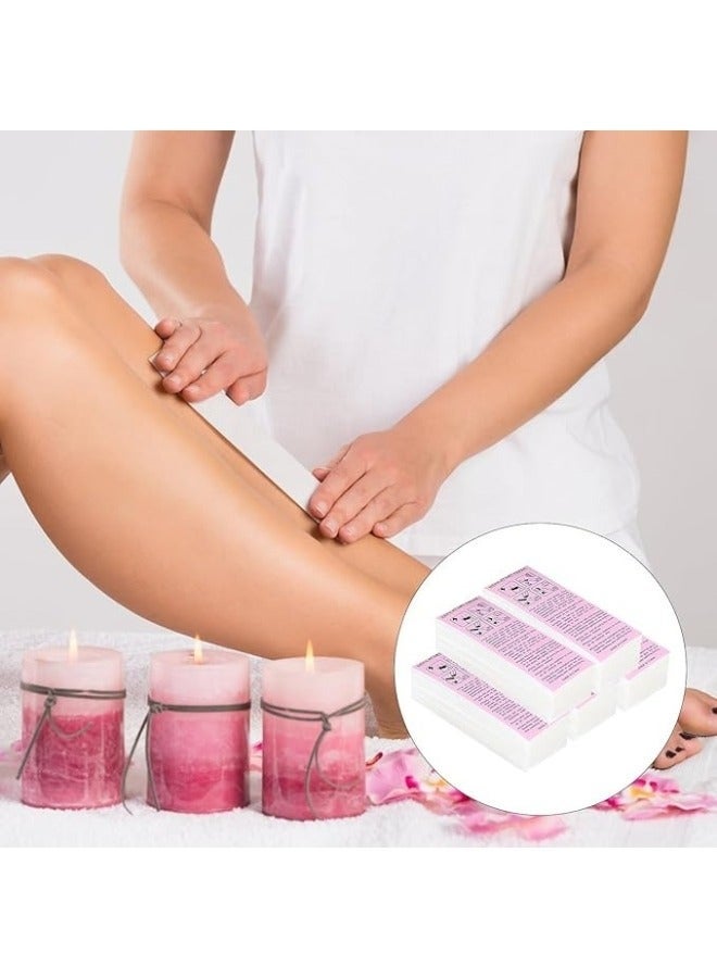 100 Hair Removal Nonwoven Epilator Depilatory Paper Wax Strip - Image 3