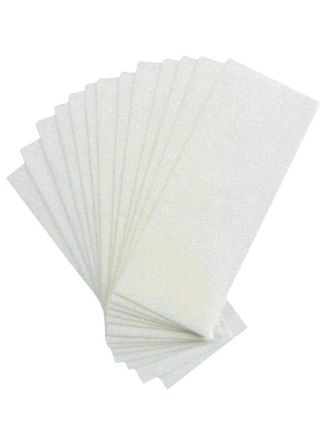 100 Hair Removal Nonwoven Epilator Depilatory Paper Wax Strip - Image 1