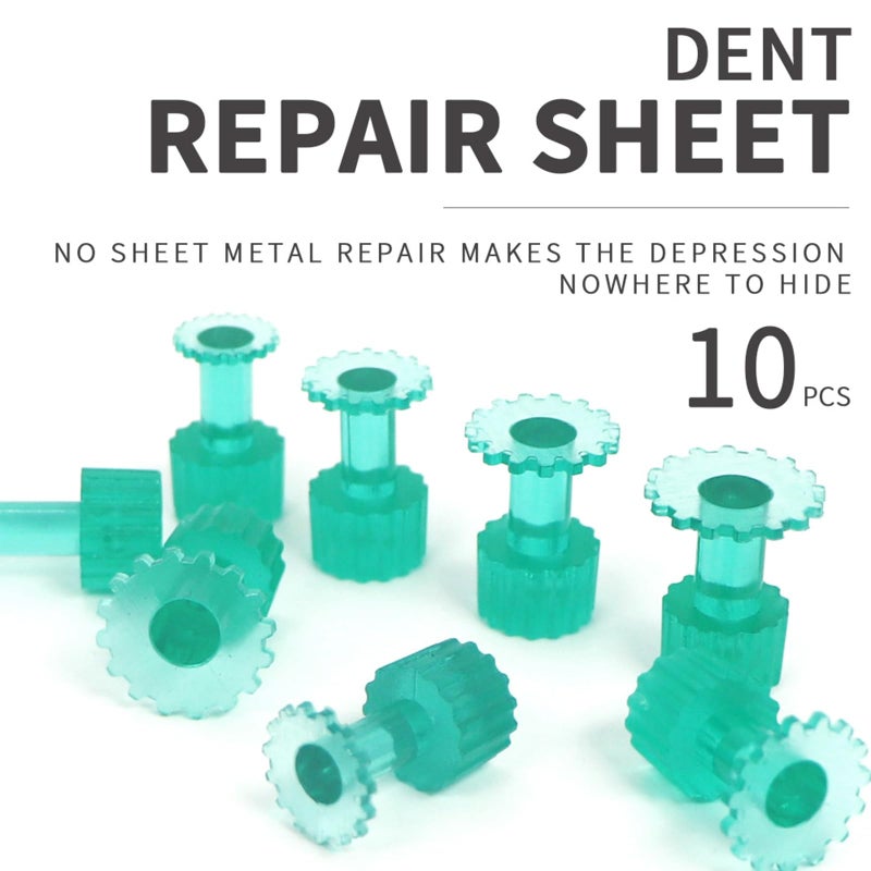 13 Mm 10 Pcs Dent Removal Tools Metal Repair Kit For Refrigerator Panels - Image 4