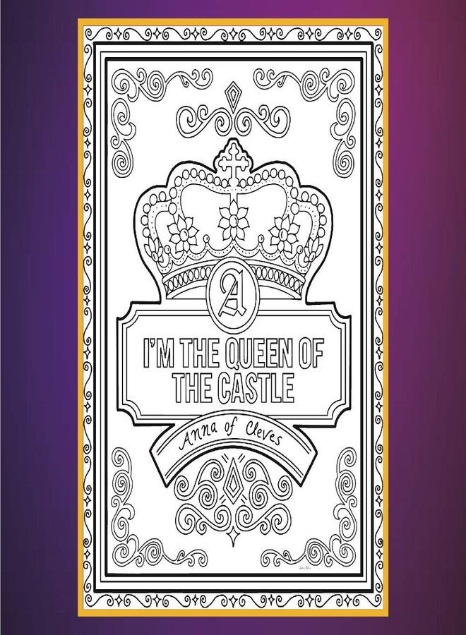 Coloring Broadway - SIX Inspired Coloring Pages (Set of 6) “All I Need is Six” Collection, Broadway Musical Merchandise, Printed on Matte Card Stock (8 1/2” x 11”), Ideal Gift for a Theater Lover - Image 5