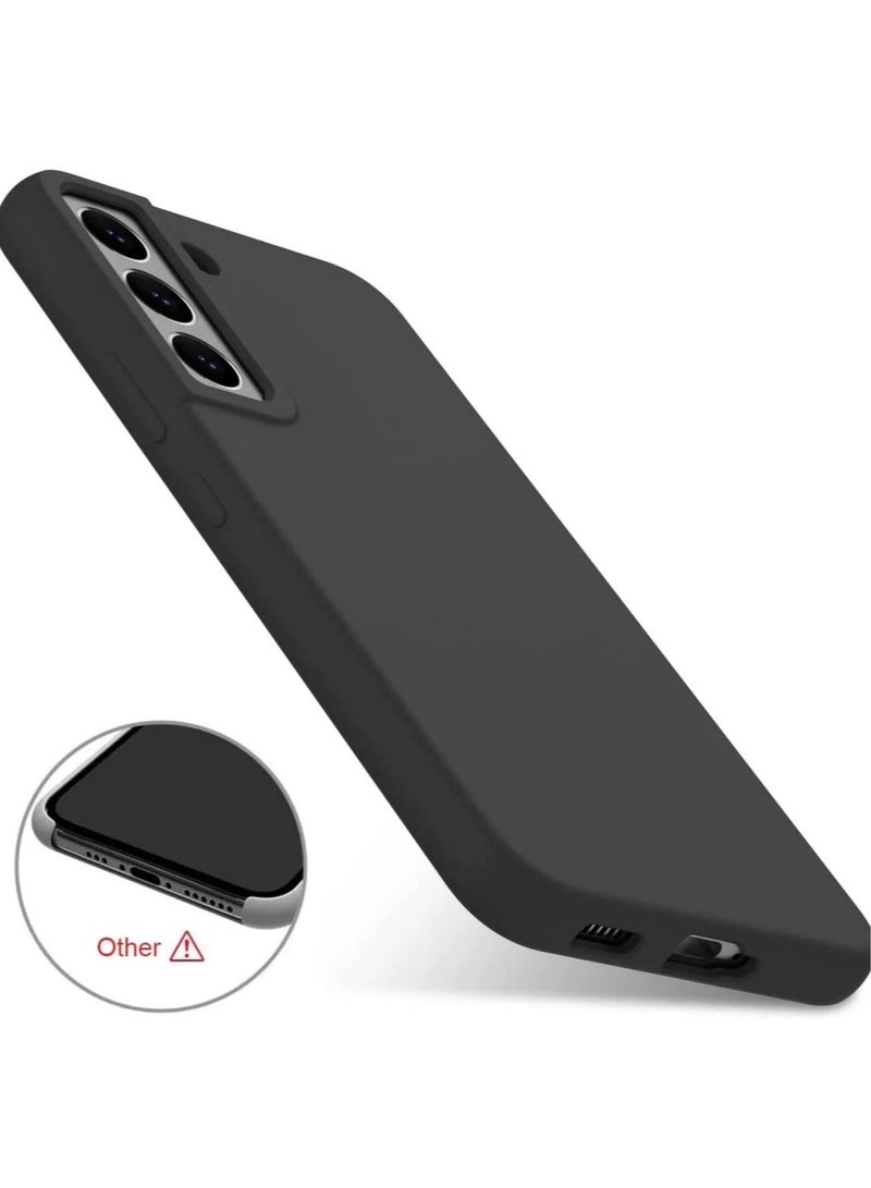 MUNTAQI Samsung Galaxy S23 Case Cover Black Slim Fit for Soft TPU Back Cover Flexible Silicone Cover - Image 2