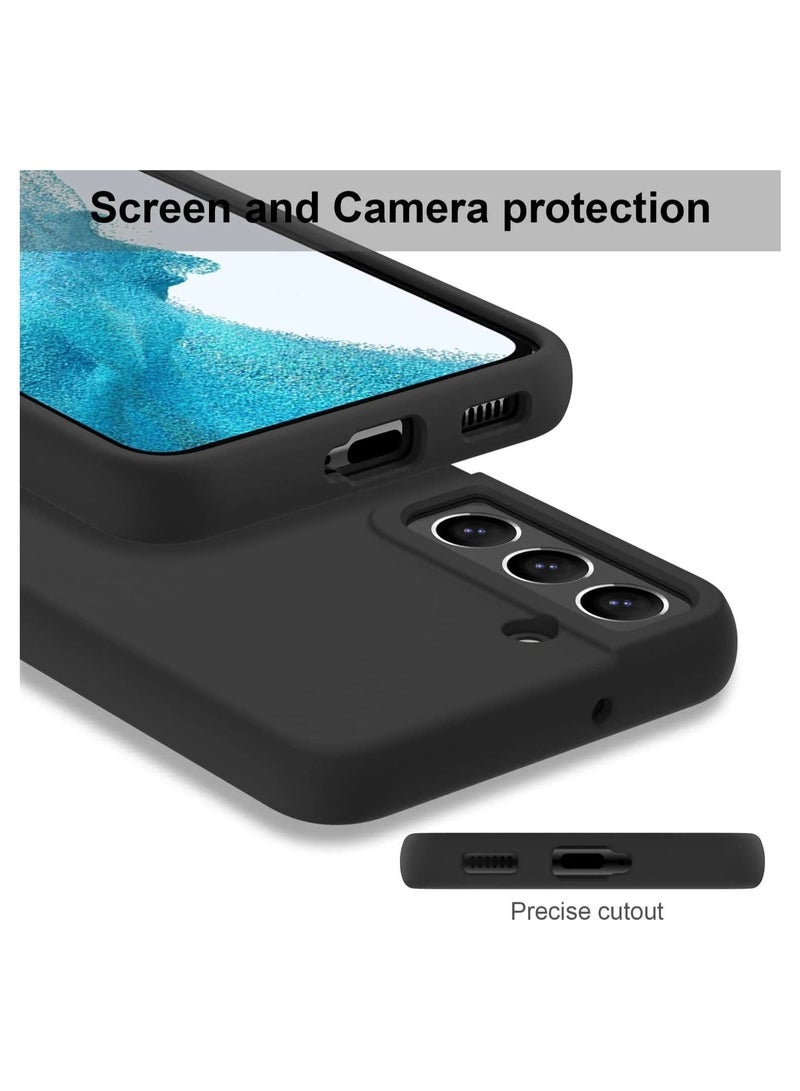MUNTAQI Samsung Galaxy S23 Case Cover Black Slim Fit for Soft TPU Back Cover Flexible Silicone Cover - Image 3